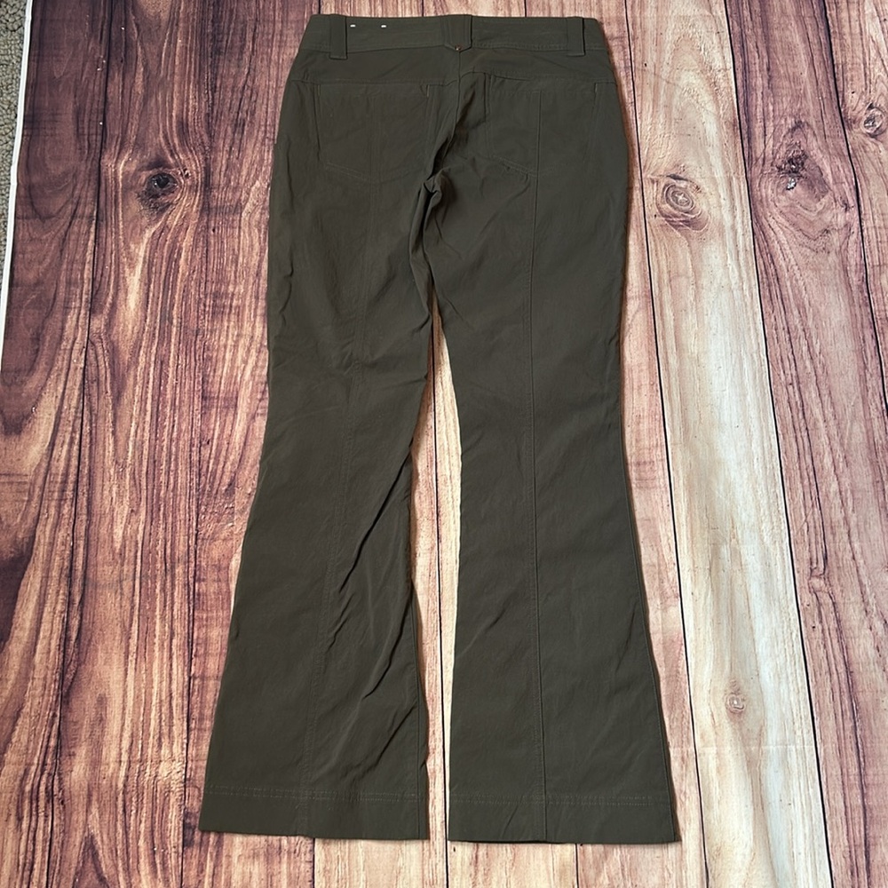 Royal Robbins Women's Boot Cut Pants in Olive Brown - Picture 6 of 8